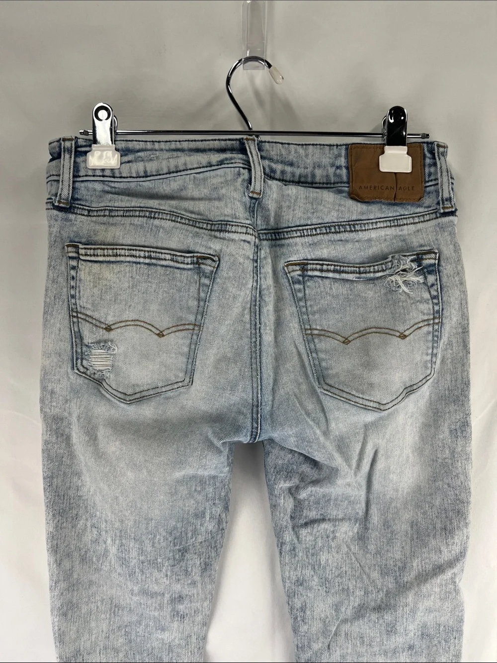American Eagle - Men’s Jeans - Flex - 30x30 - Distressed - Light Blue